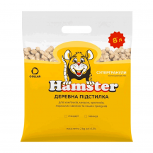 Наповнювач для гризунів SuperCat Hamster стандарт Деревний поглинаючий 2 кг (3.4 л)