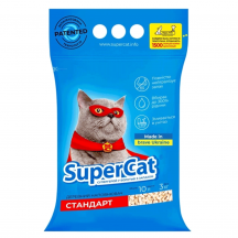 Наповнювач для котячого туалету SuperCat СТАНДАРТ Деревний вбираючий 3 кг (5 л)