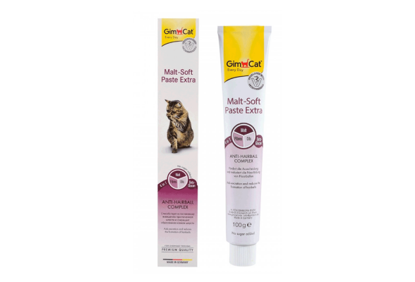 Паста для котів GimCat Malt-Soft Extra 100 г (для виведення шерсті)