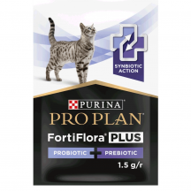 Пробіотик для дорослих котів та кошенят ProPlan FORTIFLORA Plus підтримка мікрофлори ШКТ 1.5 г