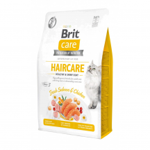 Brit Care GF Haircare Healthy & Shiny Coat Сухий корм для котів, куркою та лососем, 2 кг