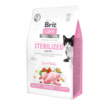 Brit Care GF Sterilized Sensitive Сухой корм для стерилизованных кошек, с кроликом, 400 г