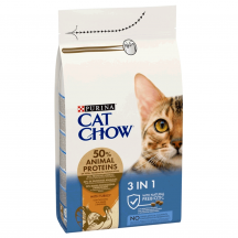 Сухий корм для котів Cat Chow Feline 3in1 1,5 кг (індичка)