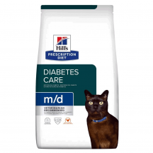 Hill's m/d Diabetes Care Сухой корм для кошек, при сахарном диабете и ожирении, 1,5 кг