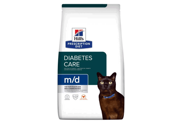 Hill's m/d Diabetes Care Сухий корм для котів, при цукровому діабеті та ожирінні, 1,5 кг