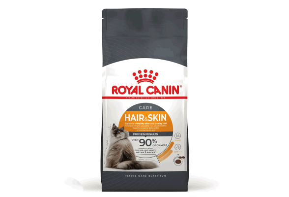 Royal Canin Hair & Skin Сухий корм для котів, для підтримки здоров’я шкіри та блиску шерсті, 400 г