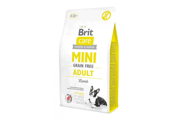 Brit Care GF Сухий корм для собак малих порід, з ягням, 2 кг