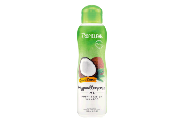 Шампунь для кошенят та цуценят TropiClean «Gentle Coconut» (Кокос) 355 мл (для догляду за шкірою)