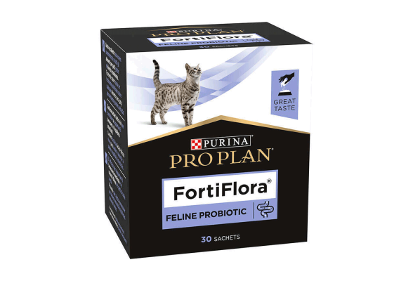 ProPlan FORTIFLORA. Пробіотик для дорослих котів та кошенят, підтримка мікрофлори ШКТ, 30х1г