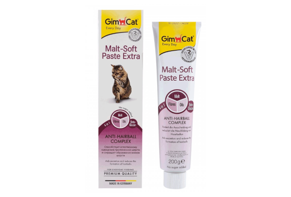 Паста для котів GimCat Malt-Soft Extra 200 г (для виведення шерсті)