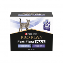 ProPlan FORTIFLORA Plus. Пробіотик для дорослих котів та кошенят, підтримка мікрофлори ШКТ, 30х1.5г