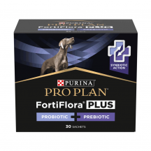 ProPlan FORTIFLORA Plus Пробіотик для дорослих собак та цуценят, підтримка мікрофлори ШКТ, 30х2г