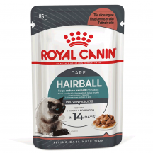 Royal Canin Hairball Care Вологий корм для виведення грудочок шерсті у котів, шматочки в соусі, 85 г