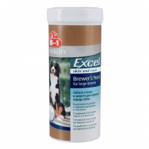 8in1 Excel Brewers Yeast Large Breed Вітаміни для собак великих порід, 80 шт (для шкіри та шерсті)