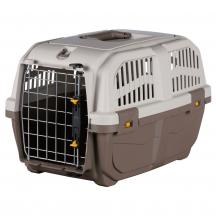 Контейнер-переноска для собак та котів вагою до 12 кг Trixie «Skudo 1» 30 x 32 x 49 см (коричнева)
