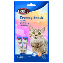 Ласощі для котів Trixie Creamy Snacks 5 шт (креветки)