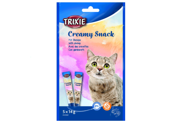 Ласощі для котів Trixie Creamy Snacks 5 шт (креветки)