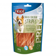 Ласощі для собак Trixie PREMIO Chicken Cheese Stripes 100 г (курка та сир)