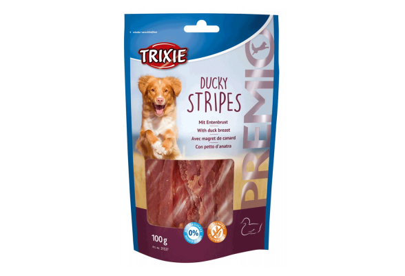 Ласощі для собак Trixie PREMIO Ducky Stripes 100 г (качка)