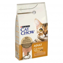 Сухий корм для дорослих кішок Purina Cat Chow Adult з качкою 1.5 кг