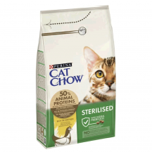 Сухой корм для кошек Purina Cat Chow Sterilized Chicken с курицей 1.5 кг