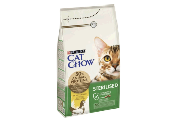 Сухой корм для кошек Purina Cat Chow Sterilized Chicken с курицей 1.5 кг