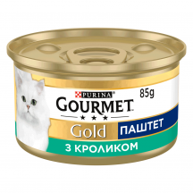 Вологий корм для кішок Purina Gourmet Gold Паштет із кроликом 85 г