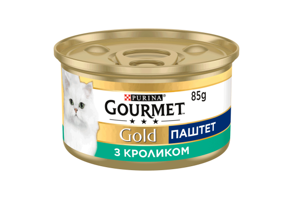 Вологий корм для кішок Purina Gourmet Gold Паштет із кроликом 85 г