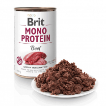 Вологий корм для собак Brit Mono Protein Beef 400 г (яловичина)