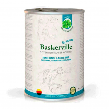 Baskerville Holistic Вологий корм для собак, лосось та яловичина, 400 г