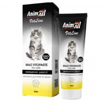 Фітопаста AnimAll VetLine для виведення шерсті для котів 100 г