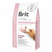 Сухий корм для собак, при харчовій алергії Brit GF Veterinary Diet Hypoallergenic 2 кг (лосось)