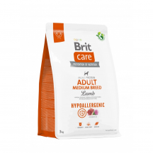 Brit Care Hypoallergenic Medium Сухий корм для собак, з ягням, 3 кг