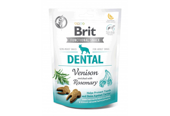 Ласощі для собак Brit Functional Snack Dental 150 г (для зубів)