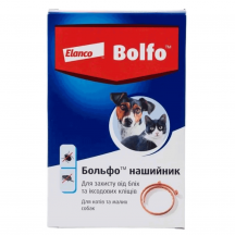 Нашийник Elanco (Bayer) Bolfo (Больфо) від бліх та кліщів для котів та собак 35 см