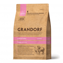 Grandorf Puppy Сухий корм для цуценят, з ягням та індичкою, 3 кг