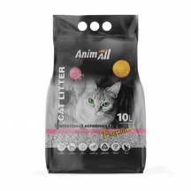 AnimAll Бентонитовый наполнитель для кошачьего туалета, с ароматом детской пудры, 8,6 кг (10 л)
