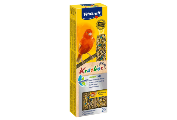 Ласощі для канарок Vitakraft «Kracker Original Feather Care» 60 г / 2 шт. (під час линьки)