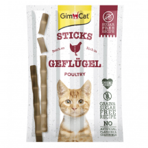 Ласощі для котів GimCat Sticks 4 шт. (домашня птиця)