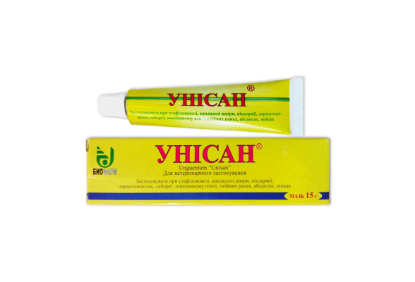 Мазь Біофарм Унісан протигрибкова та антибактеріальна 15 г
