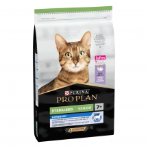 Сухий корм для стерилізованих котів старше 7 років Purina Pro Plan Sterilised Senior 1.5 кг (індичка)