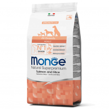 Speciality Line Сухий корм для дорослих собак усіх порід Monge Dog All breeds Adult Light Salmon&Rice 2,5 кг (риба та рис)