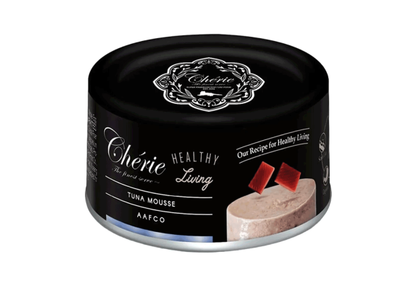 Вологий корм для котів Cherie Healthy Living Chicken Mousse мус з тунця 80 г