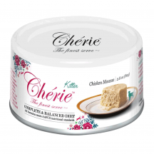 Cherie Complete & Balanced Chicken Mousse Вологий корм для кошенят, мус з тунця, 80 г