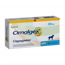 Cimalgex 30 мг Таблетки при заболеваниях опорно-двигательного аппарата у собак, 16 таб