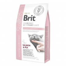 Brit GF Veterinary Diet Hypoallergenic Сухий корм для котів, при харчовій алергії, з лососем, 2 кг