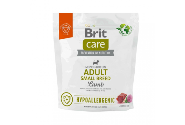 Brit Care Hypoallergenic Small Breed Сухий корм для собак малих порід, з ягням,1 кг