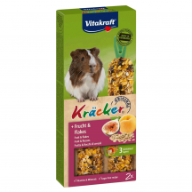 Vitakraft Kracker Original Ласощі для морських свинок, фрукти та пластівці, 112 г / 2 шт.