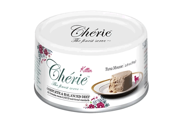 Cherie Complete & Balanced Tuna Mousse Вологий корм для кошенят, мус з тунцем, 80 г