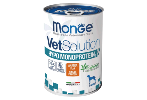 Monge VetSolution Wet Hypo Вологий корм для собак при харчовій непереносимості, з качкою, 400 г